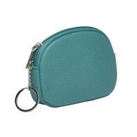 Lorenz Compact Zip Round Coin Purse with Keyring